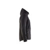 BLAKLADER 3540 Craftsman Fleece Sweater Black (Men) in Polyester Pique Fleece – side view; Holster Pockets false, Features Soft, brushed inner; Body-hugging fit; Reflective details