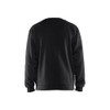 BLAKLADER 3585 Craftsman Fleece Sweater Black (Men) in PolyCotton Fleece – front view; Holster Pockets false, Features Soft, brushed inner