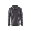 BLAKLADER 3540 Craftsman Fleece Sweater Black Melange (Men) in Polyester Fleece – front view; Holster Pockets false, Features Soft, brushed inner; Body-hugging fit; Reflective details