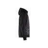 BLAKLADER 3463 Craftsman Fleece Sweater Black / Dark Grey (Men) in Polyester Pique Fleece – side view; Holster Pockets false, Features Soft, brushed inner
