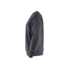BLAKLADER 3585 Craftsman Fleece Sweater Mid Grey (Men) in PolyCotton Fleece – alternate side view; Holster Pockets false, Features Soft, brushed inner