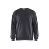 BLAKLADER 3585 Craftsman Fleece Sweater Mid Grey (Men) in PolyCotton Fleece – product display image; Holster Pockets false, Features Soft, brushed inner