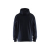 BLAKLADER 3586 Craftsman Fleece Sweater Dark Navy Blue (Men) in PolyCotton Fleece – front view; Holster Pockets false, Features Soft, brushed inner; Kangaroo pocket