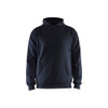 BLAKLADER 3586 Craftsman Fleece Sweater Dark Navy Blue (Men) in PolyCotton Fleece – product display image; Holster Pockets false, Features Soft, brushed inner; Kangaroo pocket