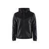 BLAKLADER 5940 Craftsman Softshell Jacket Dark Grey / Black (Men) in Knitted Polyester – product display image; Holster Pockets false, Features Softshell reinforcements; Extended back; Two-way plastic zip, Stretch true