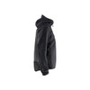 BLAKLADER 5940 Craftsman Softshell Jacket Dark Grey / Black (Men) in Knitted Polyester – side view; Holster Pockets false, Features Softshell reinforcements; Extended back; Two-way plastic zip, Stretch true