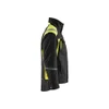 BLAKLADER 4915 High Vis Jacket Black / Hi-Vis Yellow (Men) in Heavyweight Cotton Twill – side view; Application Winter, Holster Pockets false, Features Heat insulated lining; Robust hidden one-way plastic zip; Reflective details