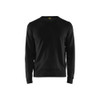 BLAKLADER 3590 Craftsman Sweater Black (Men) in Cotton Knit – product display image; Holster Pockets false, Features 100% cotton