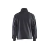 BLAKLADER 3587 Craftsman Fleece Sweater Mid Grey (Men) in PolyCotton Fleece – front view; Holster Pockets false, Features Soft, brushed inner