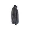 BLAKLADER 3587 Craftsman Fleece Sweater Mid Grey (Men) in PolyCotton Fleece – side view; Holster Pockets false, Features Soft, brushed inner