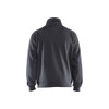 BLAKLADER 3587 Craftsman Fleece Sweater Mid Grey (Men) in PolyCotton Fleece – front view; Holster Pockets false, Features Soft, brushed inner