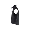 BLAKLADER 8170 Waistcoat Black (Men) in Waterproof Softshell (3-layer softshell; Breathable; Wind- and waterproof material; Extended back) – alternate side view