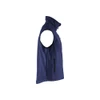 BLAKLADER 8170 Waistcoat Navy Blue (Men) in Waterproof Softshell (3-layer softshell; Breathable; Wind- and waterproof material; Extended back) – side view