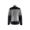 BLAKLADER 5942 Craftsman Softshell Jacket Grey Melange / Black (Men) in Knitted Polyester – front view; Holster Pockets false, Features Softshell reinforcements; Comfy, brushed inner; Extended back, Stretch true