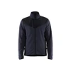 BLAKLADER 5942 Craftsman Softshell Jacket Dark Navy / Black (Men) in Knitted Polyester – product display image; Holster Pockets false, Features Softshell reinforcements; Comfy, brushed inner; Extended back, Stretch true