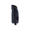 BLAKLADER 9413 Craftsman Fleece Sweater Dark Navy Blue in PolyCotton Fleece – side view; Holster Pockets false