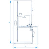 PANHANS Bandsaw | BSB400 Cut Height 205mm /8" Bandsaw with 1.5HP