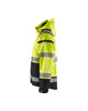 BLAKLADER Jacket | 4987 Mens High Vis Yellow /Black Jacket with Full Zip and Reflective Tape in Polyester
