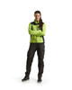 BLAKLADER Jacket | 4931 Womens High Vis Yellow Jacket with Full Zip Knitted in Polyester