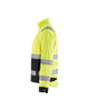 BLAKLADER Jacket | 4903 Womens High Vis Yellow /Black Jacket with Full Zip Reflective Tape in Polyester