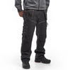 Buy online in Australia BLAKLADER 2-Way Stretch Black Trousers for Electricians that are looking for comfortable work trousers.