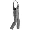 SNICKERS Overalls | 0214 Grey Overalls with Holster Pockets and Kneepad Pockets in Canvas