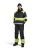 This Black Blaklader Workwear jacket is crafted from durable Polyester, perfect for outdoor work conditions Windproof and Waterproof.