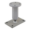 PITZL HEAVY DUTY Post Base M30 Height Adjustable 175mm High Round Upper Plate – product display image; Steel, Application Timber Construction, Range PTP plus