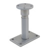 PITZL PTP Post Base M24 203mm Plug-In/Height Adjustable Base 160 × 100 × 8 mm – product display image; Steel, Application Timber Construction, Range PTP easy