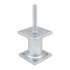 PITZL HEAVY DUTY Post Base M24 Fixed 160mm High M24 × 150 mm Thread Mandrel – product display image; Steel, Application Timber Construction, Range PTP plus