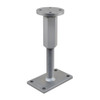 PITZL HEAVY DUTY Post Base M30 Height Adjustable 285mm High Round Upper Plate – product display image; Steel, Application Timber Construction, Range PTP plus