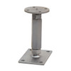 PITZL PTP EASY Post Base M24 Height Adjustable 192mm High Right / Left Thread – product display image; Steel, Application Timber Construction