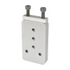PITZL HVP Concealed Connector 70mm 40mm 12mm With Lift-Off Protection Aluminium Anodized – side view; Application Structural Timber