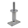 PITZL HEAVY DUTY Post Base M30 Height Adjustable 175mm High – product display image; Steel, Application Timber Construction, Range PTP plus