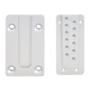 PITZL HVP STEEL / CONCRETE 80/110mm Wide, 180mm High, 18mm Thick Structural Connector Wood-to-Steel / Concrete With Lift-Off Protection Anodized Aluminium – product display image; Application Structural Timber / Hybrid Construction, Suitable Materia…