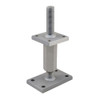 PITZL HEAVY DUTY Post Base M30 Height Adjustable 185mm High – product display image; Steel, Application Timber Construction, Range PTP plus