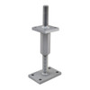 PITZL HEAVY DUTY Post Base M30 Height Adjustable 295mm High – product display image; Steel, Application Timber Construction, Range PTP plus