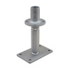 PITZL 10931INCLINE Post Base M24 Height Adjustable 170mm High Short Tube; Pipe Thread; Short Pipe Thread – product display image; Steel, Application Timber Construction, Range PTP easy
