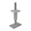 PITZL R / L Post Base M30 245mm Height Adjustable Right / Left Thread – product display image; Steel, Application Timber Construction, Range PTP plus
