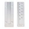 PITZL HVP STEEL / CONCRETE 150x400x25mm Structural Connector Wood-to-Steel / Concrete With Lift-Off Protection Anodized Aluminium – product display image; Application Structural Timber / Hybrid Construction, Suitable Materials Timber;Steel;Concrete