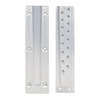 PITZL HVP STEEL / CONCRETE 150x500x25mm Structural Connector Wood-to-Steel / Concrete With Lift-Off Protection Anodized Aluminium – product display image; Application Structural Timber / Hybrid Construction, Suitable Materials Timber;Steel;Concrete