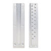PITZL HVP STEEL / CONCRETE 150x600x25mm Structural Connector Wood-to-Steel / Concrete With Lift-Off Protection Anodized Aluminium – product display image; Application Structural Timber / Hybrid Construction, Suitable Materials Timber;Steel;Concrete