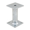 PITZL RIGID Post Base 160mm Fixed – product display image; Steel, 42 diameter, Application Timber Construction, Range PTP easy