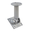 PITZL PTP INCLINE Post Base M24 Tiltable / Height Adjustable 178mm High Right / Left Thread; Centring Tip; Inclinable – product display image; Steel, Application Timber Construction, Range PTP easy