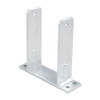 PITZL FENCE POST BASE Post Base Fixed 121mm Wide Hot-Dip Galvanized – product display image; Steel, Application Timber Construction, Range Post Bases