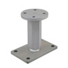 PITZL HEAVY DUTY Post Base M30 Height Adjustable 150mm High Round Upper Plate – product display image; Steel, Application Timber Construction, Range PTP plus