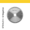 The STEHLE circular saw blade model K+G NEGATIVE for Solid Timber in 210mm diameter with a 30mm Bore is perfect for precision cuts on portable circular saws and mitre saws.