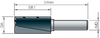 A straight plunge router bit for milling machines and portable routers such as Festool, Makita and Mafell. Take a look at Stehle total tools router bits solution for box groove cutting.