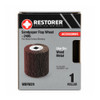 RESTORER TOOL WRFW24 Sandpaper Flap Wheel 240 Grit 80mm × 100mm – product display image; 80mm diameter x 100mm width, Aluminium Oxide Abrasive, Application Fine Sanding, Mounting Type RESTORER Roller / Drum