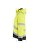 BLAKLADER 4837 High Vis Yellow Rain Jacket Reflective Tape